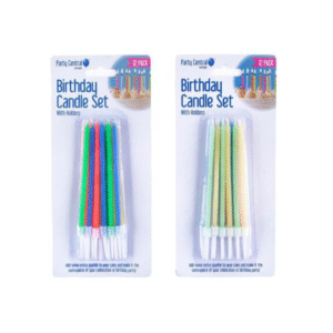 Birthday Candle Set 12Pk x 36