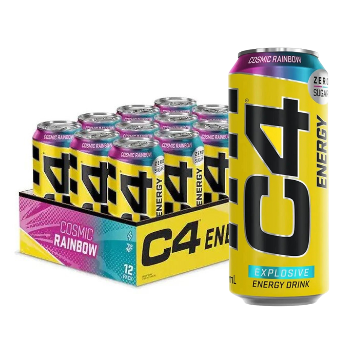 C4 Energy Drink Cosmic Rainbow Zero Sugar x 12