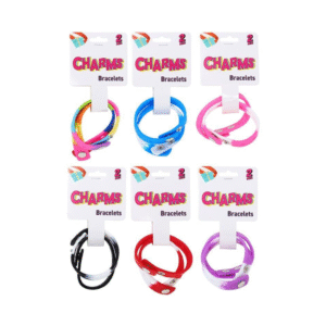 Charms Bracelet 2pk- 6 Assorted Colours