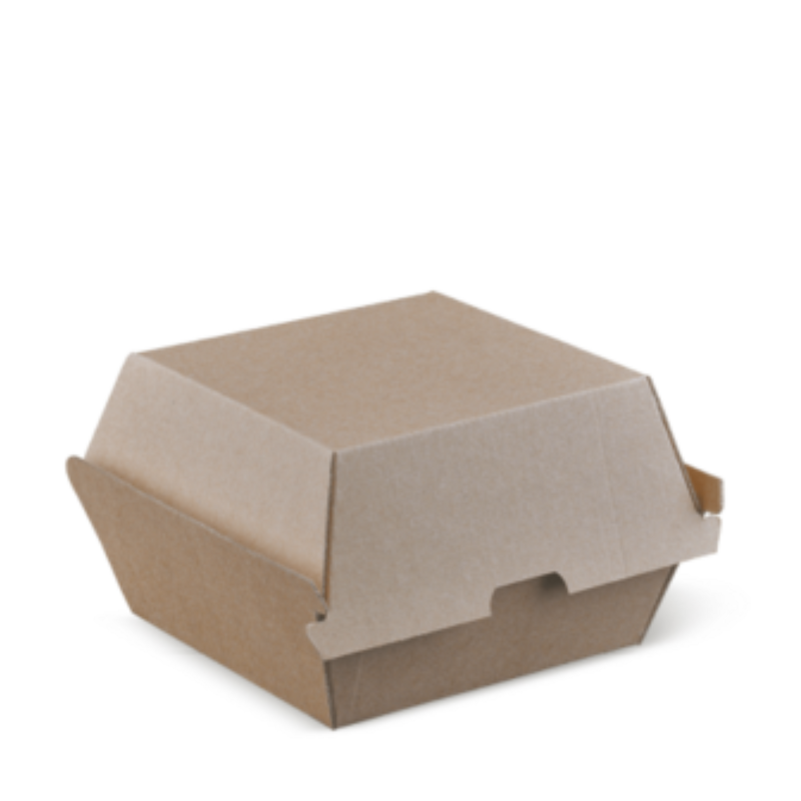 Burger Box Brown Corrugated Kraft x 250