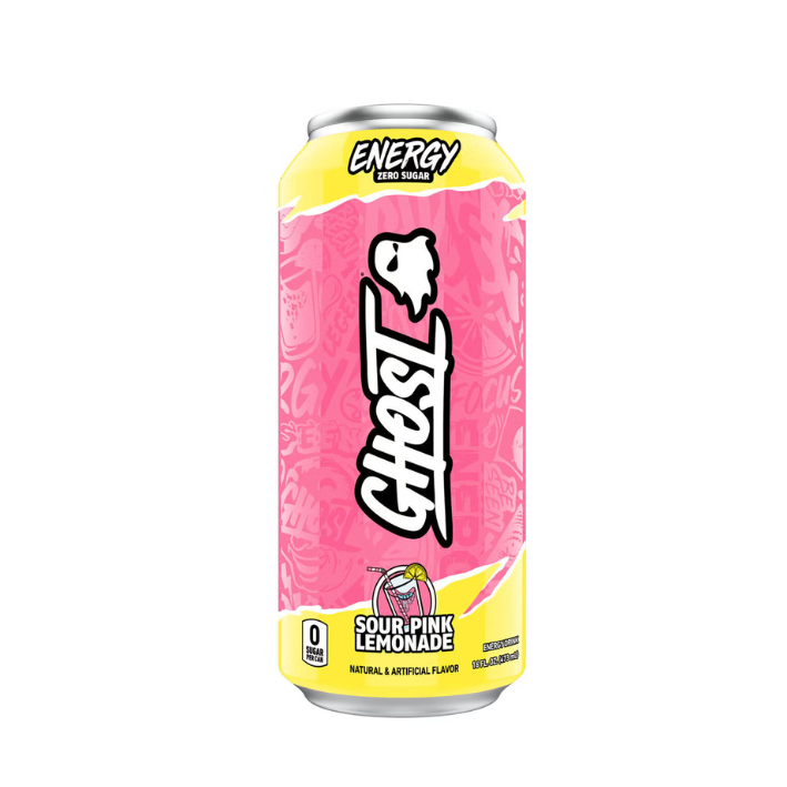 Ghost Energy Sour Pink Lemonade x 12