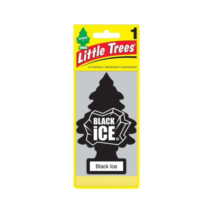 Little Trees Car Air Freshener Black Ice x 1