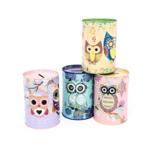 Money Tin Owl