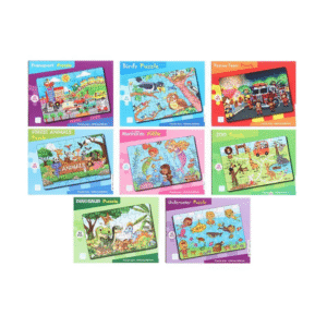 Puzzle Jigsaw Kids 45pc - Size: 42cm x 28cm - 8 Assorted: Zoo, Birds, Mermaids, Dinosaur, Forest Animals, Rescue Team, Transport, Underwater