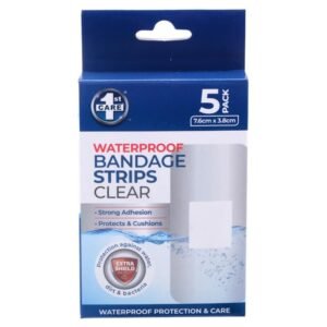 Bandage Strips Waterproof Clear 5pk