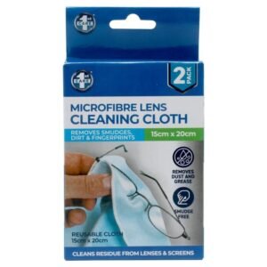 Lens Cleaning Cloth 2pk - Microfibre