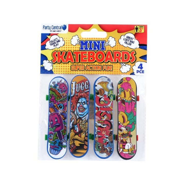 Mini Skateboard - 4Pcs