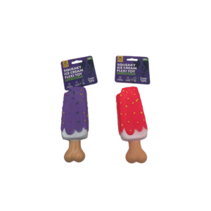 Squeaky Ice Cream Flexi Toy 15.5cm
