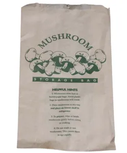 Mushroom Printed Bags (307x165x58mm) x 500