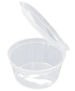 Sauce 50ml Container with Attached Lid x 1000