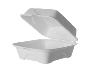 Sugarcane Burger Clamshell 6x6x3 x 500