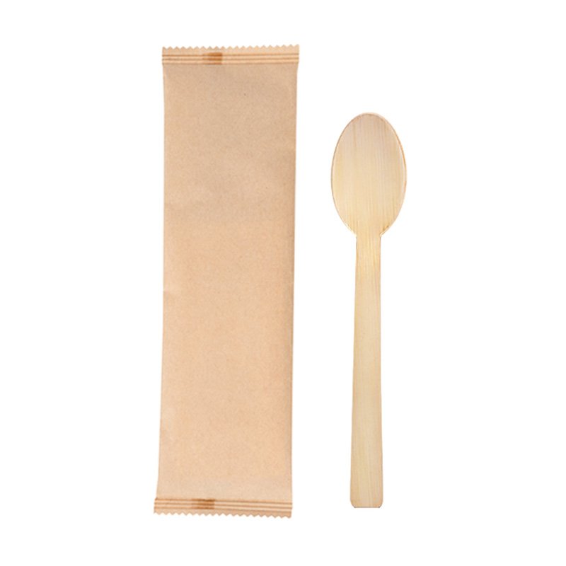Wrapped Bamboo Spoon x 100